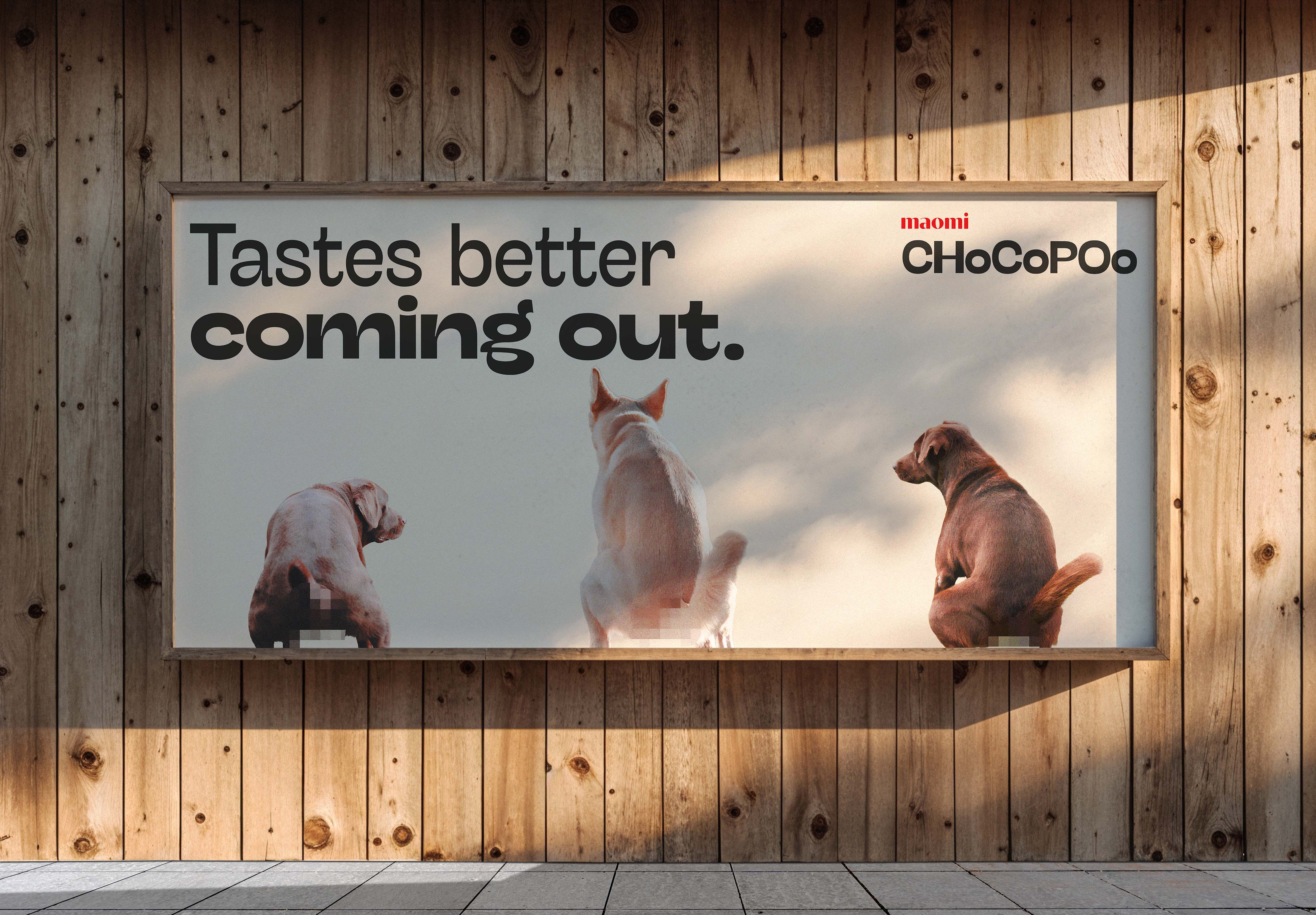 Chocopoo Billboard Ad